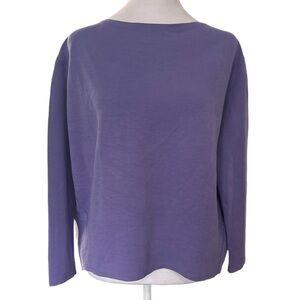 Lululemon Back in Action Long Sleeve Shirt Pique Dark Lavender 4 NWOT